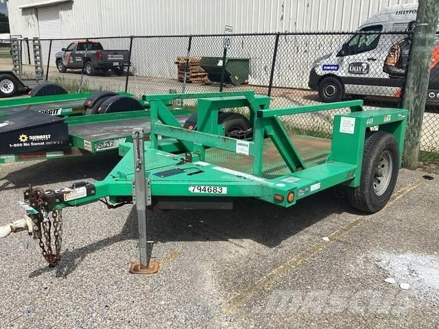 JLG 449 Lowboy trailer