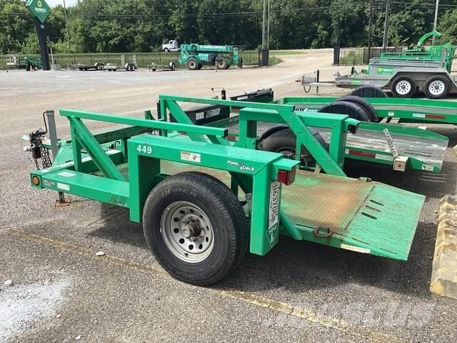 JLG 449 Lowboy trailer