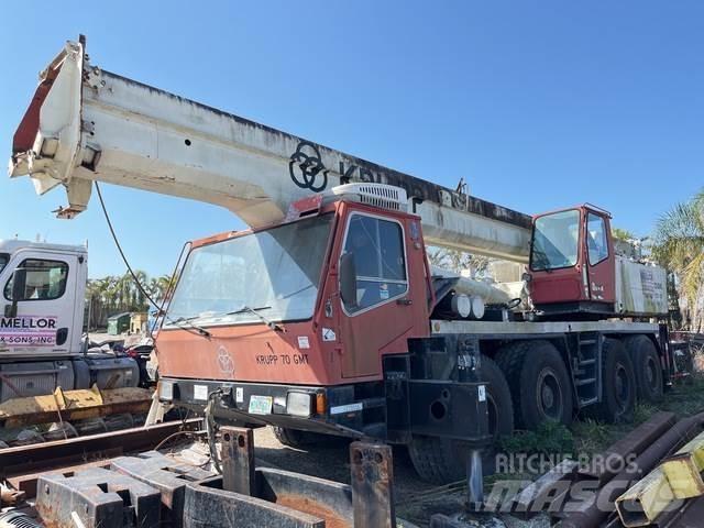 Krupp 70GMTAT Mobile and all terrain cranes