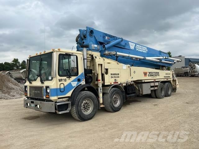 Mack MR Concrete Pumps