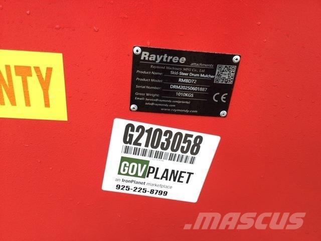  Raytree RMBD72 Forestry Mulchers