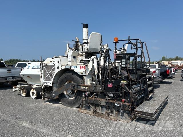 Roadtec P190 Asphalt pavers
