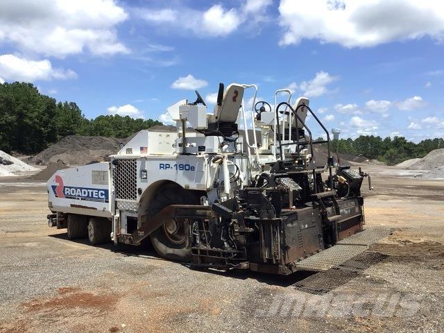 Roadtec RP190E Asphalt pavers