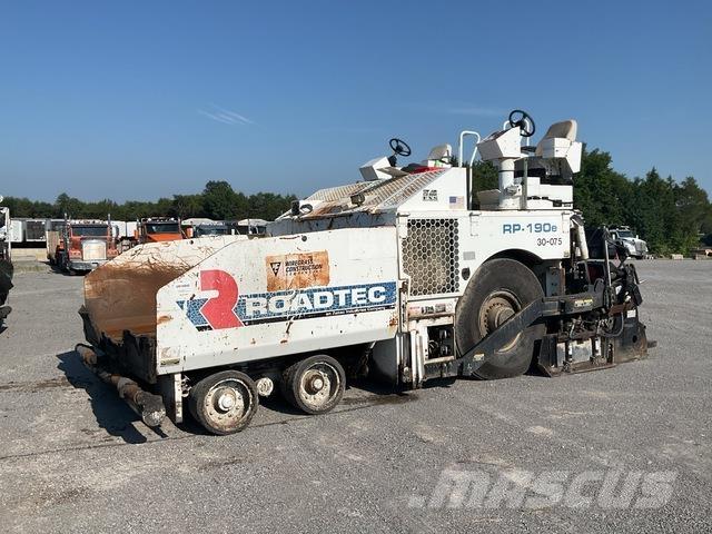 Roadtec RP190E Asphalt pavers