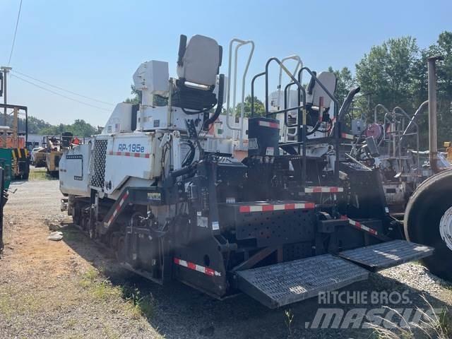 Roadtec RP195E Asphalt pavers
