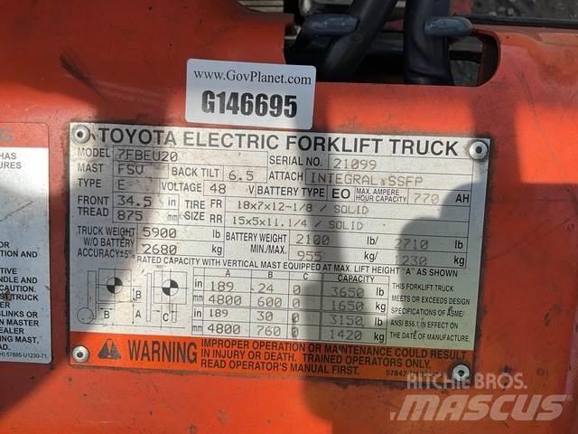 Toyota 7FBEU20 Electric Forklifts
