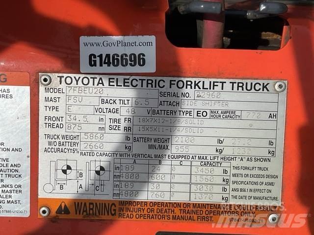 Toyota 7FBEU20 Electric Forklifts