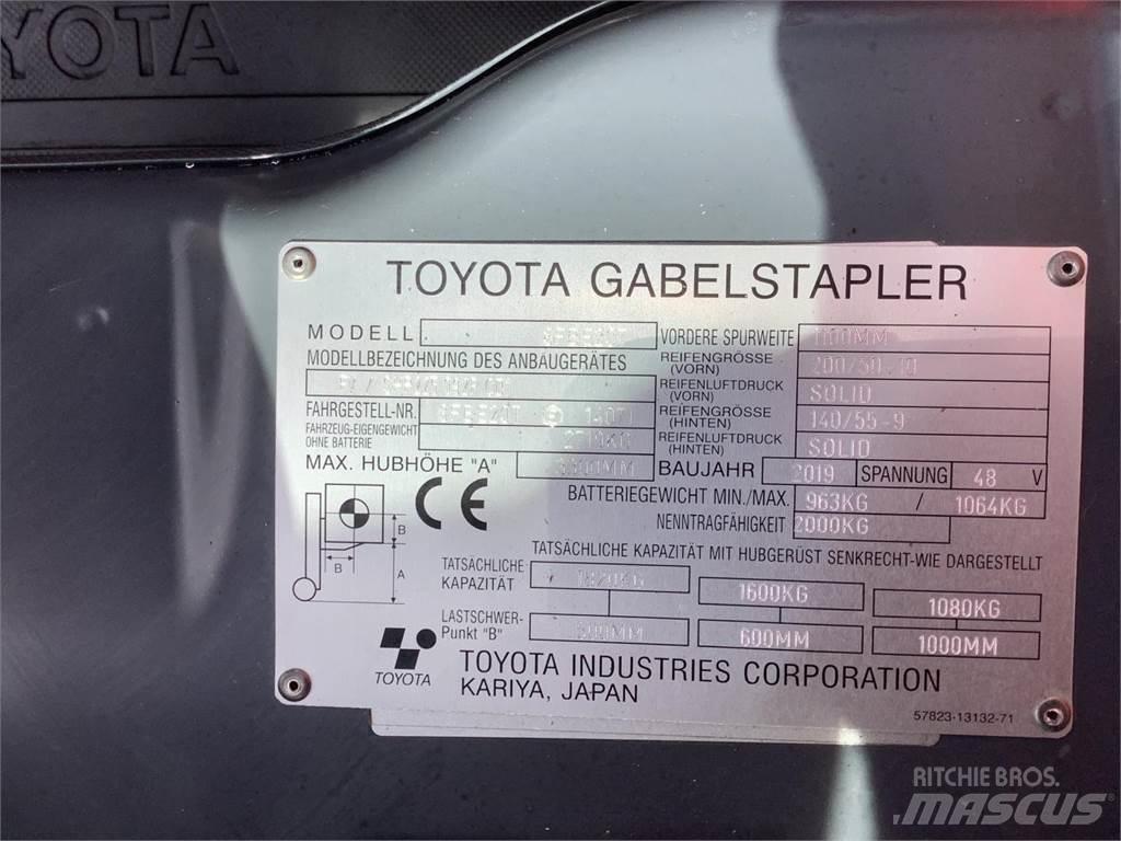 Toyota 8FBE20T Electric Forklifts