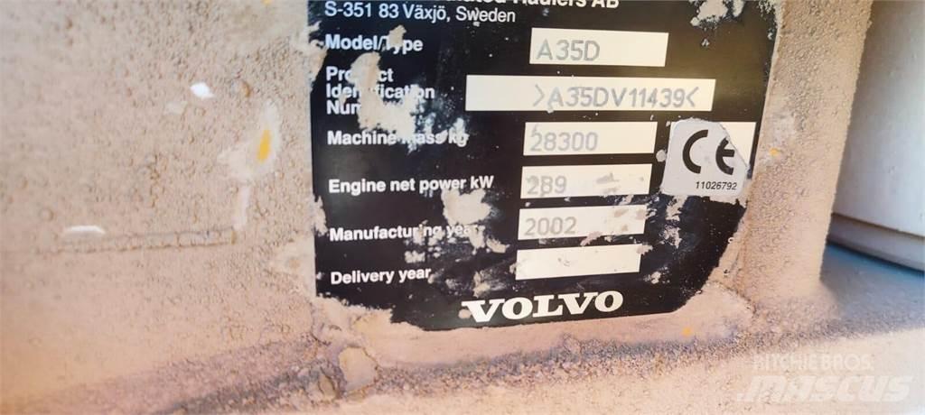 Volvo A35D Articulated Dump Trucks (ADTs)