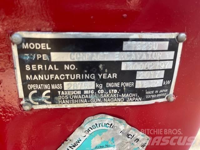 Takeuchi TB230 Mini excavators  7t - 12t