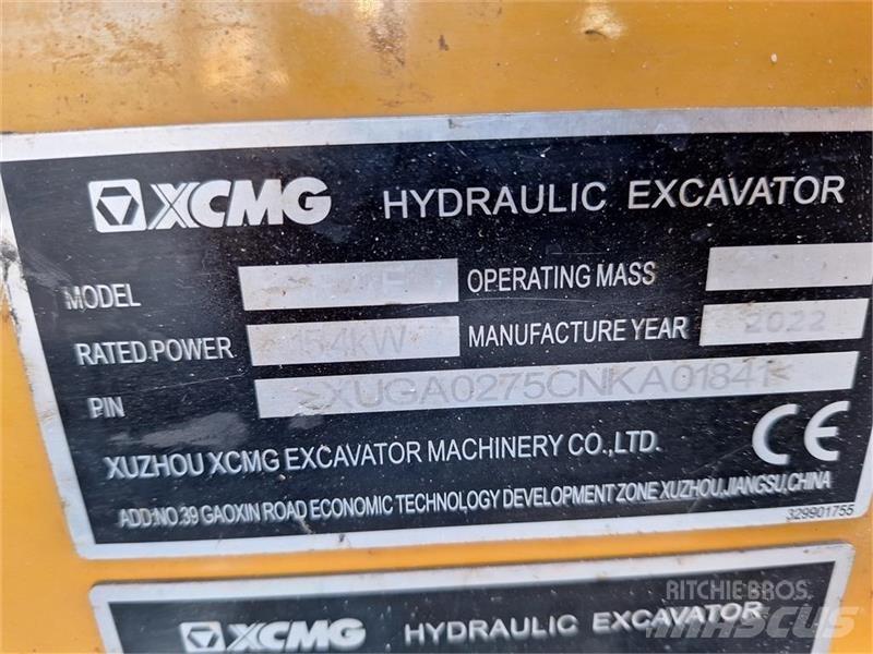 XCMG Xe27e Mini Excavators <7t (Mini Diggers)