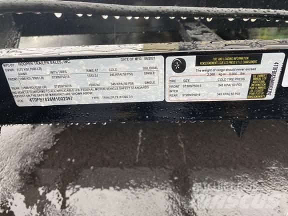 Hooper 7x18 Utility Trailers