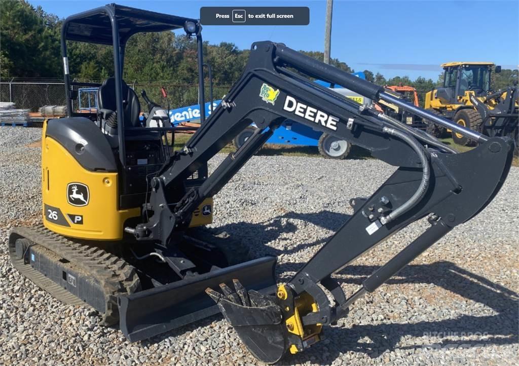 John Deere 26 P Mini Excavators <7t (Mini Diggers)