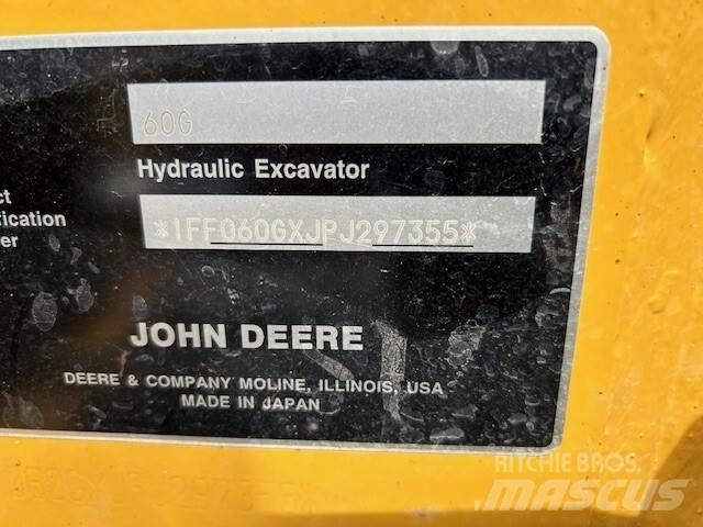 John Deere 60G Mini Excavators <7t (Mini Diggers)