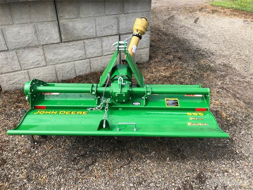 John Deere 665 Power Harrows And Rototillers