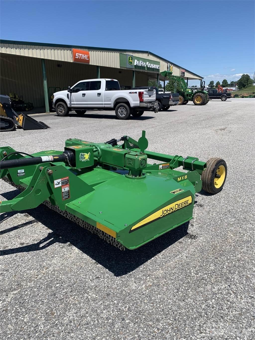 John Deere MX8 Shredders