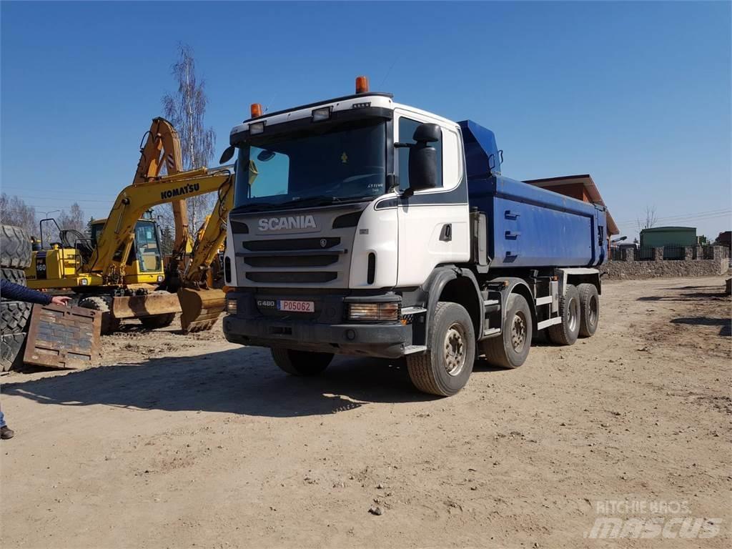 Scania G480 8x4 Skip loader trucks