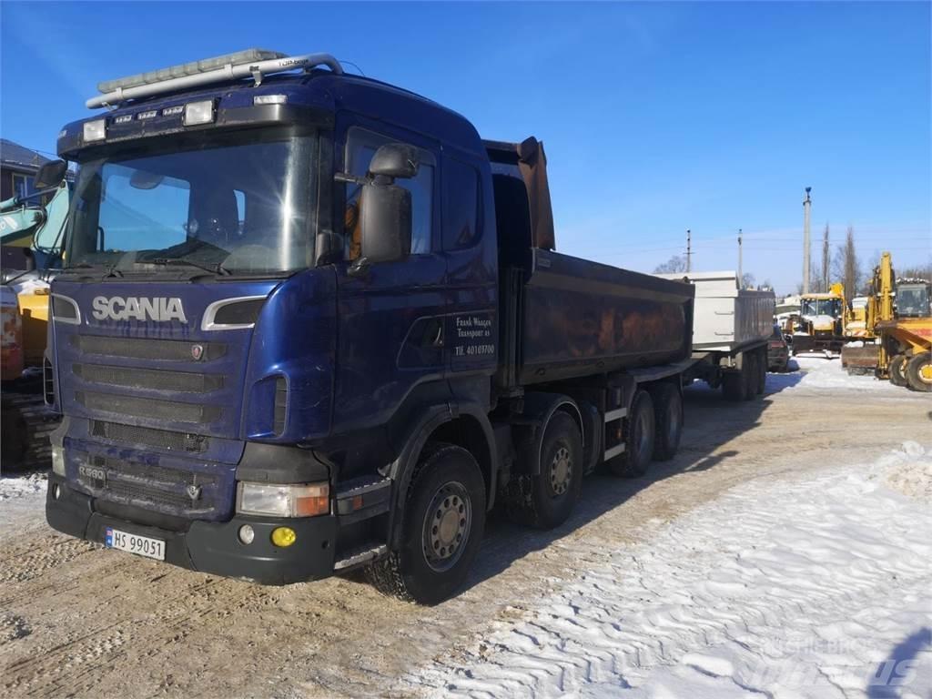 Scania R560 8x4 Skip loader trucks