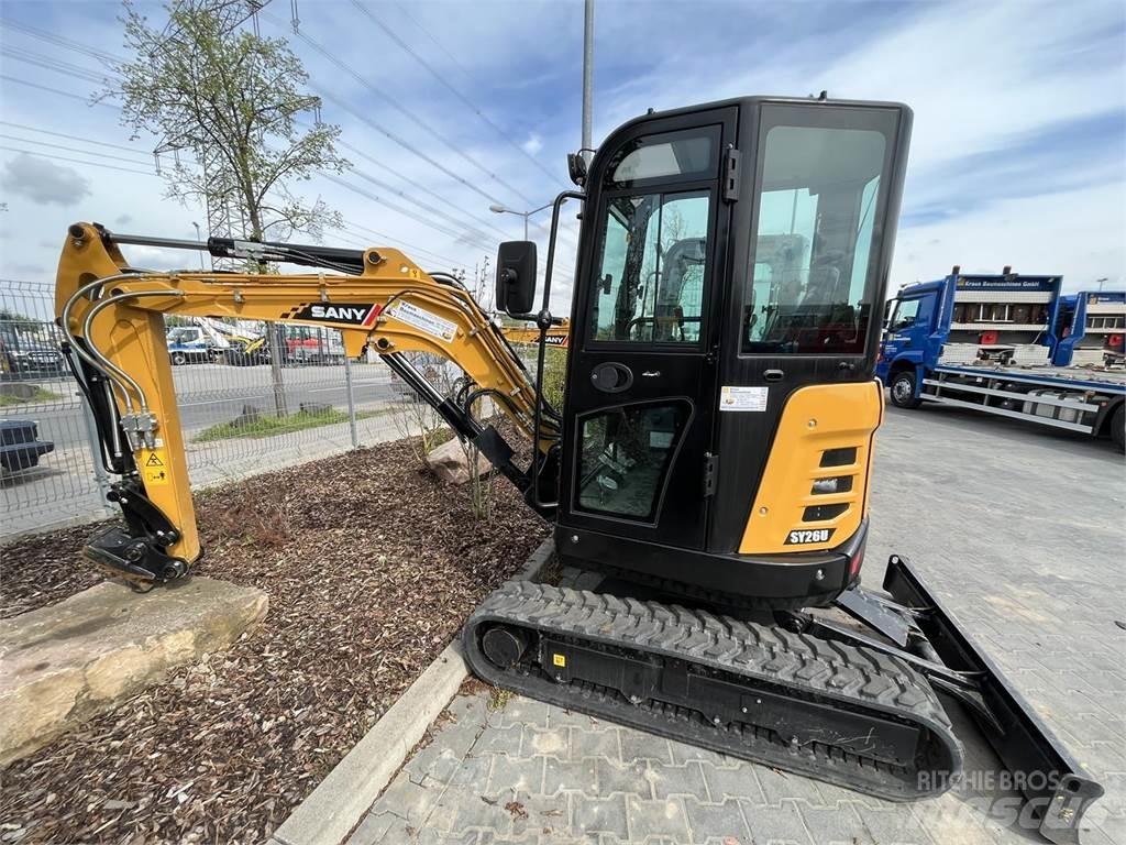Sany SY26U Mini Excavators <7t (Mini Diggers)