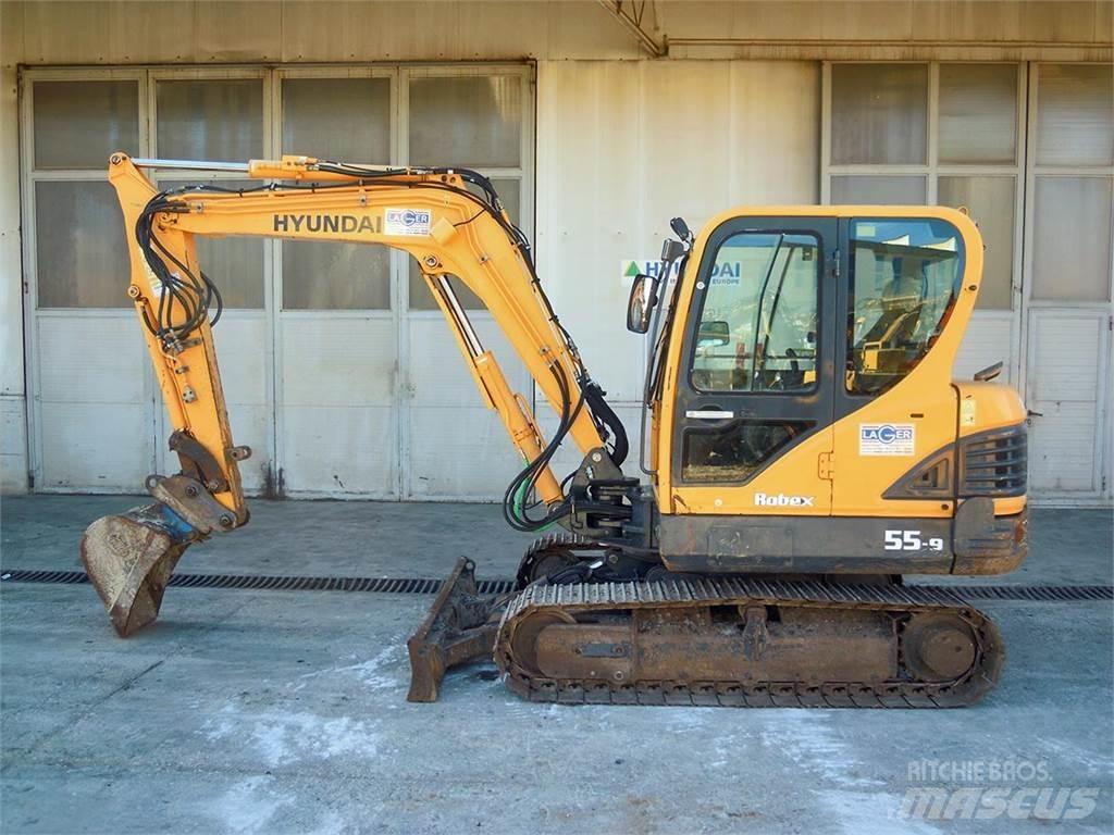 Hyundai R55-9 Mini Excavators <7t (Mini Diggers)