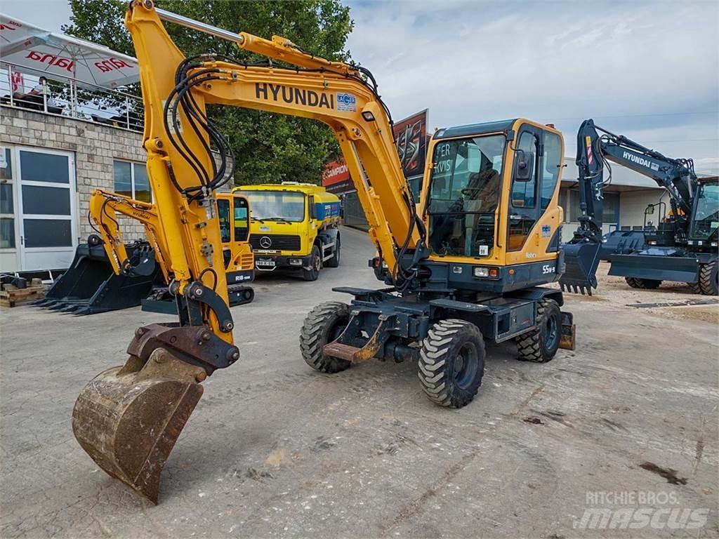 Hyundai R55W-9 Mini Excavators <7t (Mini Diggers)