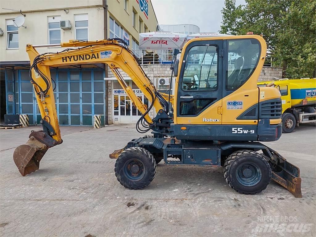 Hyundai R55W-9 Mini Excavators <7t (Mini Diggers)