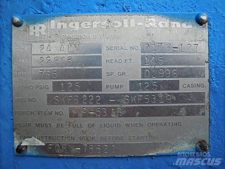 Ingersoll Rand 24 ALV Water Pumps