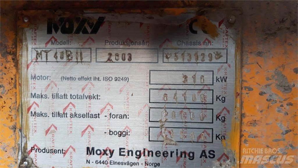 Moxy MT 40B Articulated Dump Trucks (ADTs)