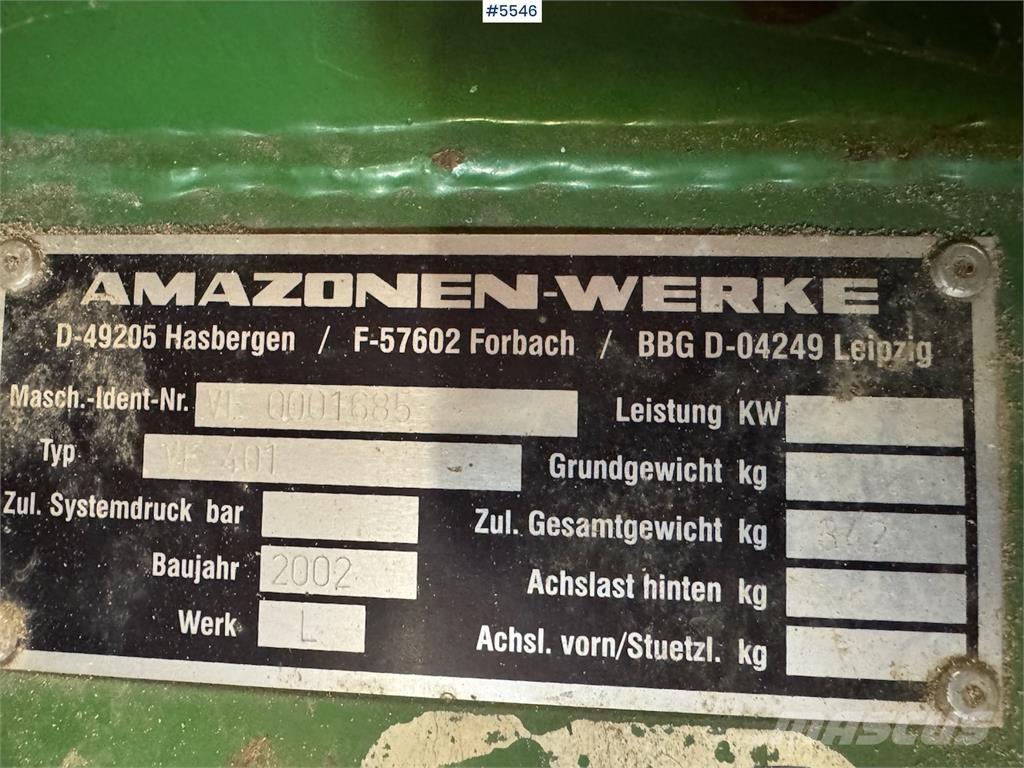 Amazone VE 401 Farm Drills
