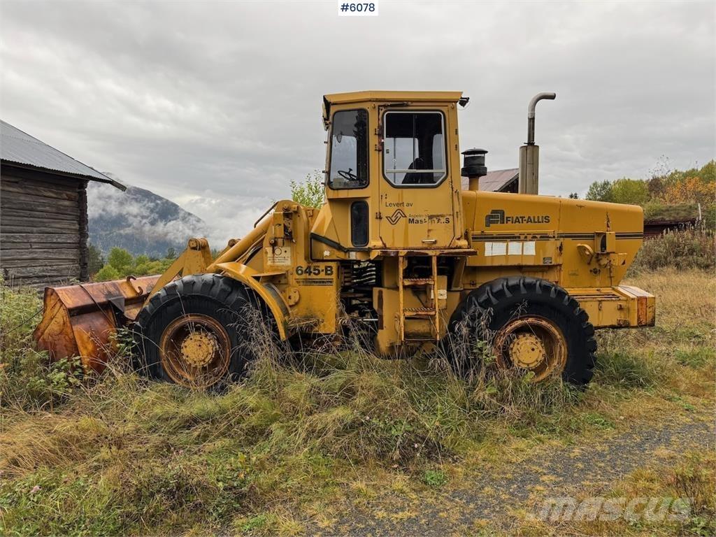 Fiat Allis 645-B Wheel Loaders