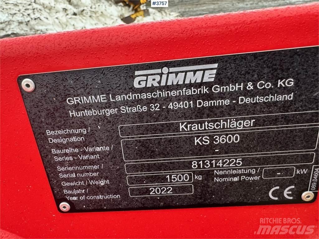 Grimme KS3600 Other