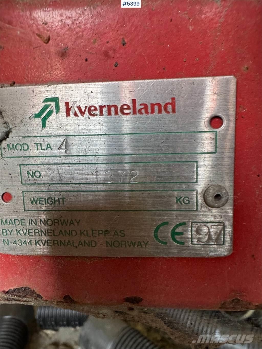 Kverneland TLA 4 Other Tillage Machines And Accessories