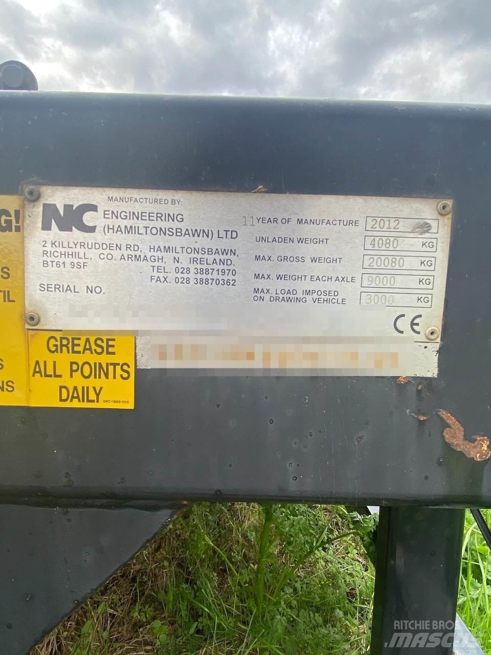 NC t-18-40 Lowboy trailer