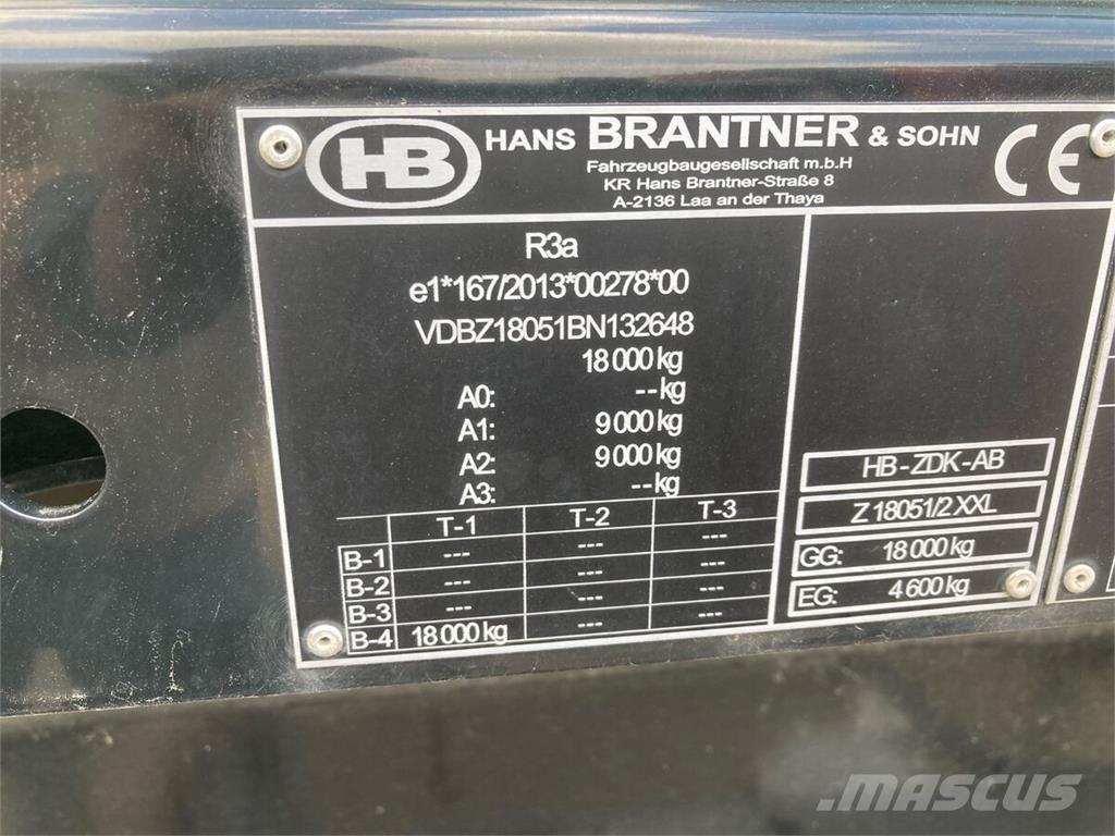 Brantner Z18051/2X Tip Trailers