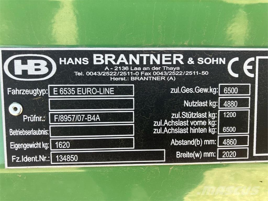  E 6535 Euro-Line Other Trailers