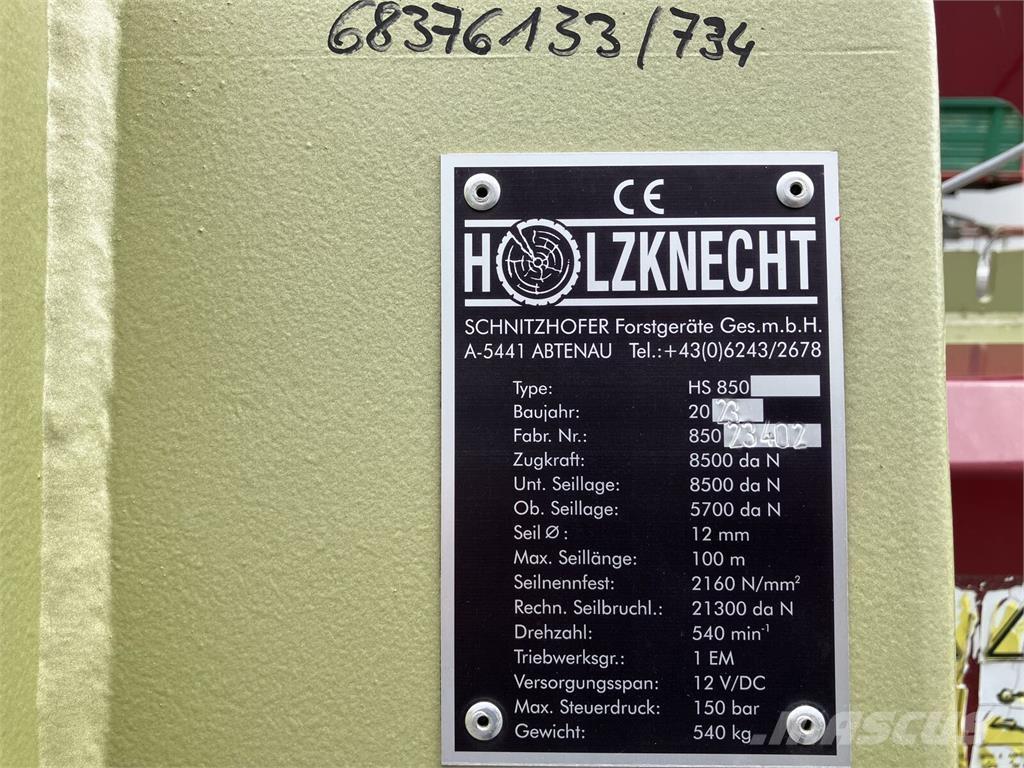  HOLZKNECHT HS 850 Winches