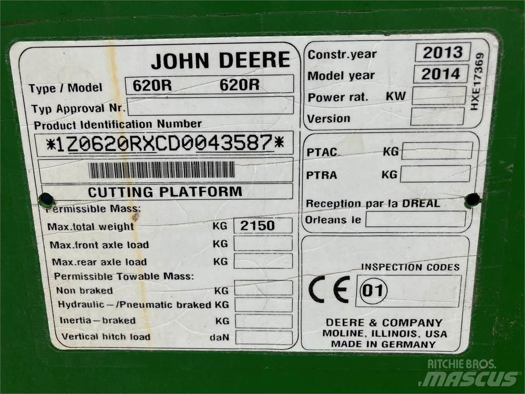 John Deere 620R Combine Attachments
