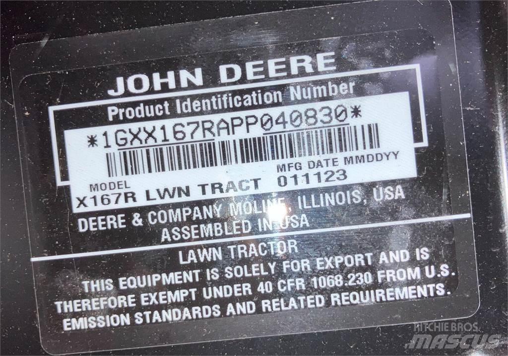 John Deere X 167R Groundcare - Others