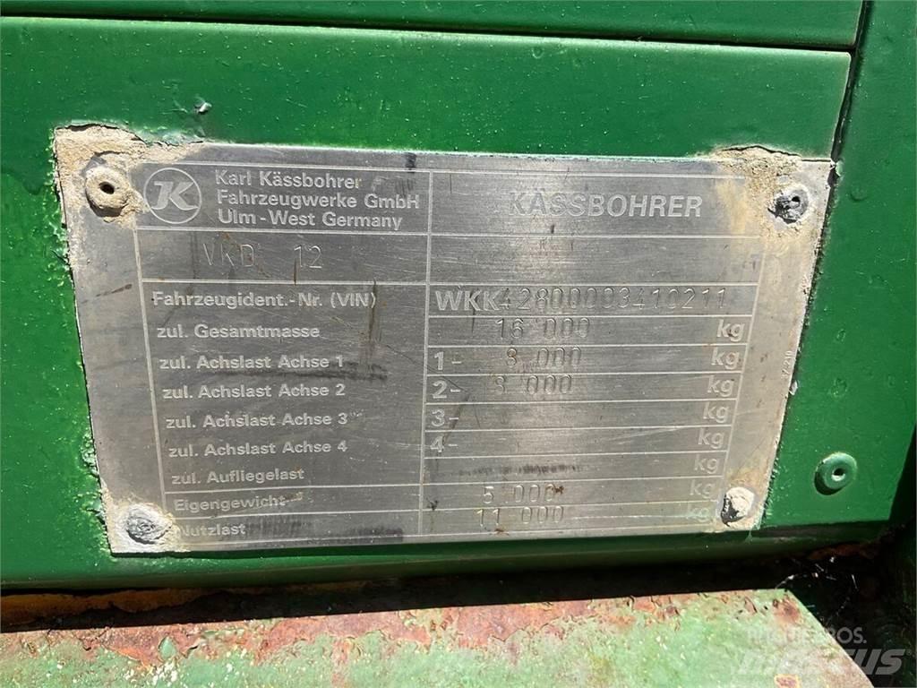 Kässbohrer VKD 12 Tip Trailers