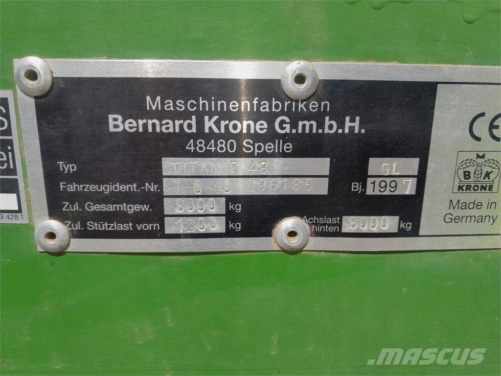 Krone Titan R48 Speciality Trailers