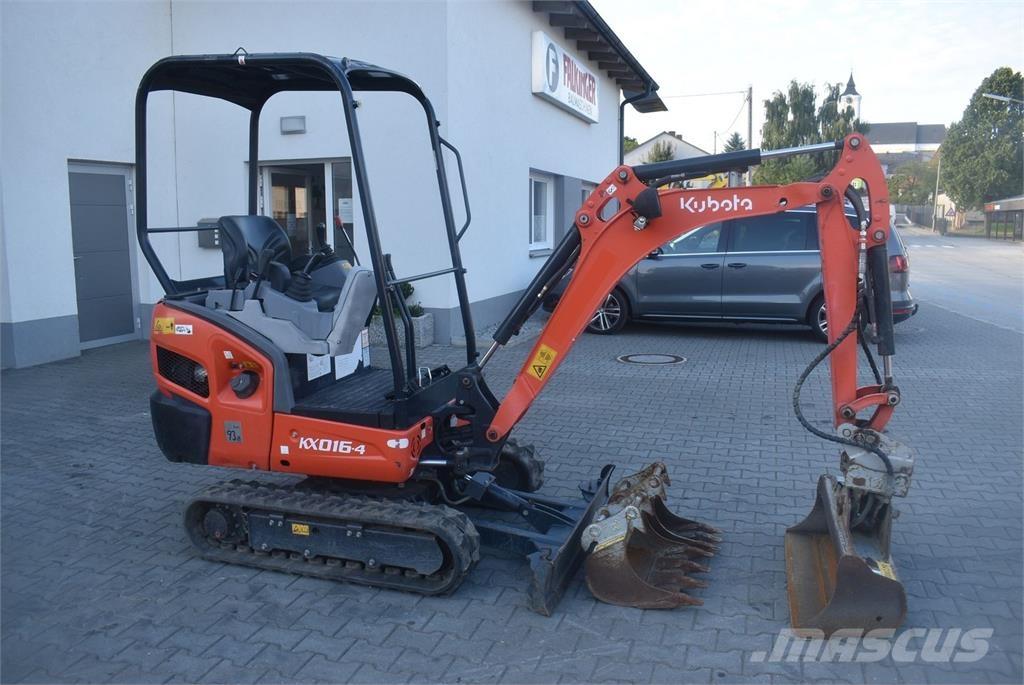Kubota KX016-4 Mini Excavators <7t (Mini Diggers)