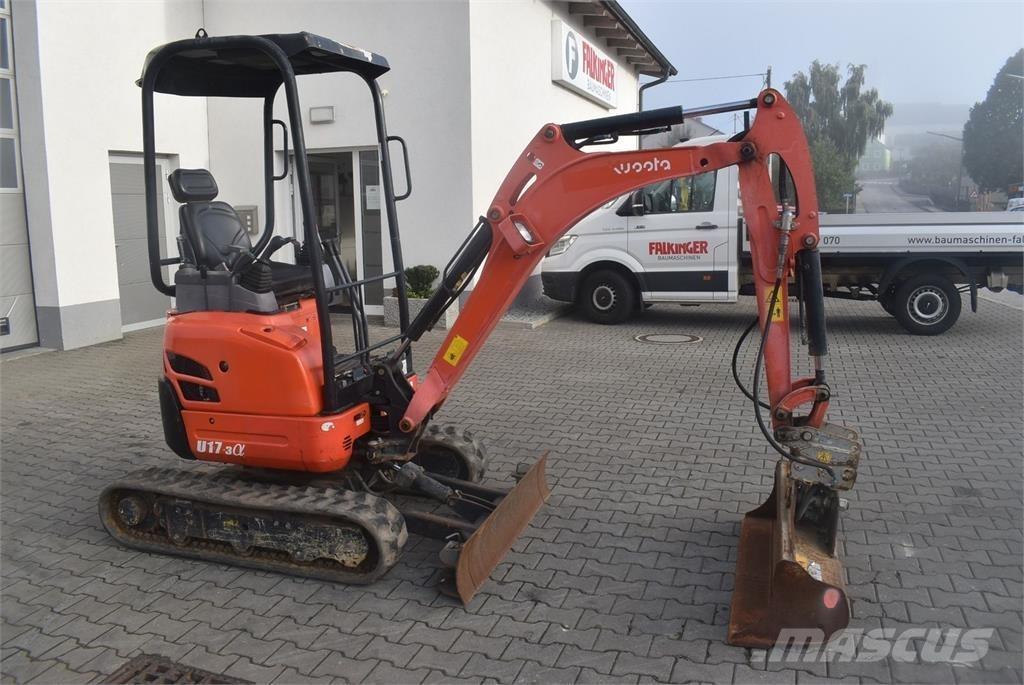 Kubota U17-3a Mini Excavators <7t (Mini Diggers)