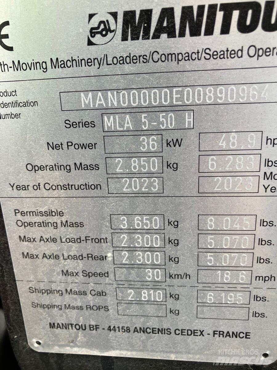 Manitou MLA 5-50 Front Loaders