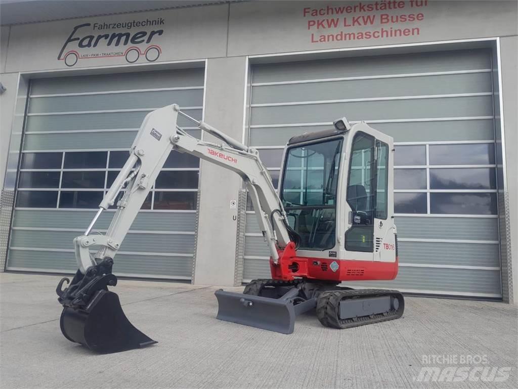 Takeuchi TB016 Mini Excavators <7t (Mini Diggers)