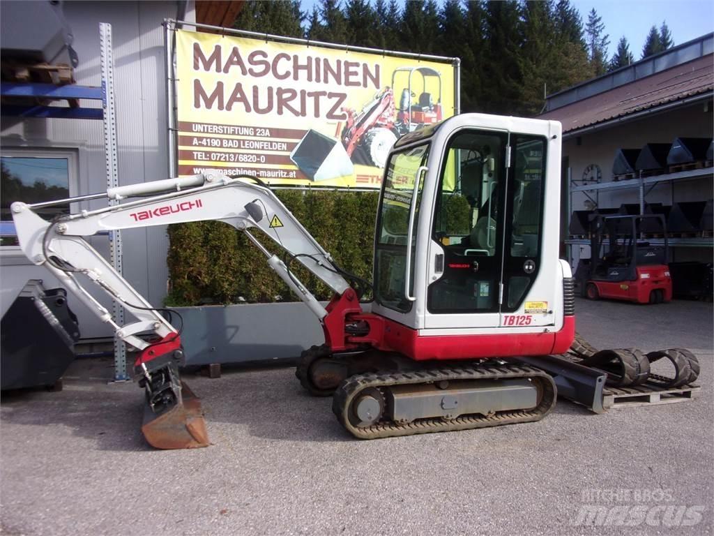 Takeuchi TB125 Mini Excavators <7t (Mini Diggers)