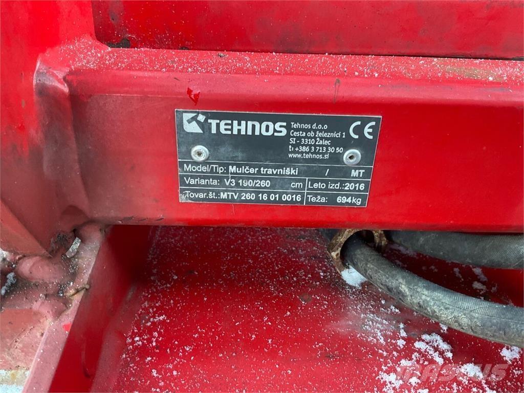 Tehnos MTV3 Pasture Mowers And Toppers