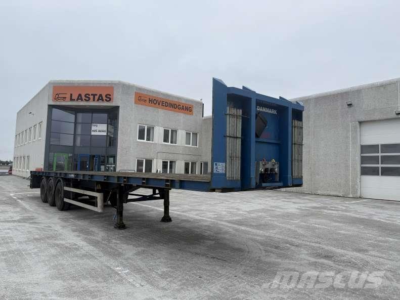 B-xl 3 aks åben trailer Flatbed Trailers