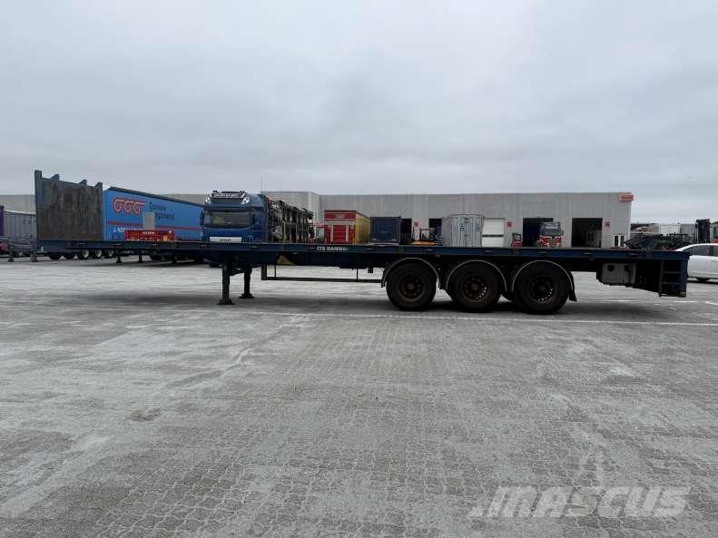 B-xl 3 aks åben trailer Flatbed Trailers