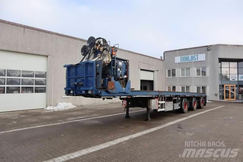 Floor Udtrækkelig Flatbed Trailers