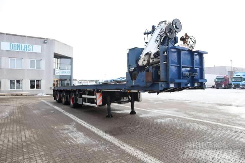 Floor Udtrækkelig Flatbed Trailers